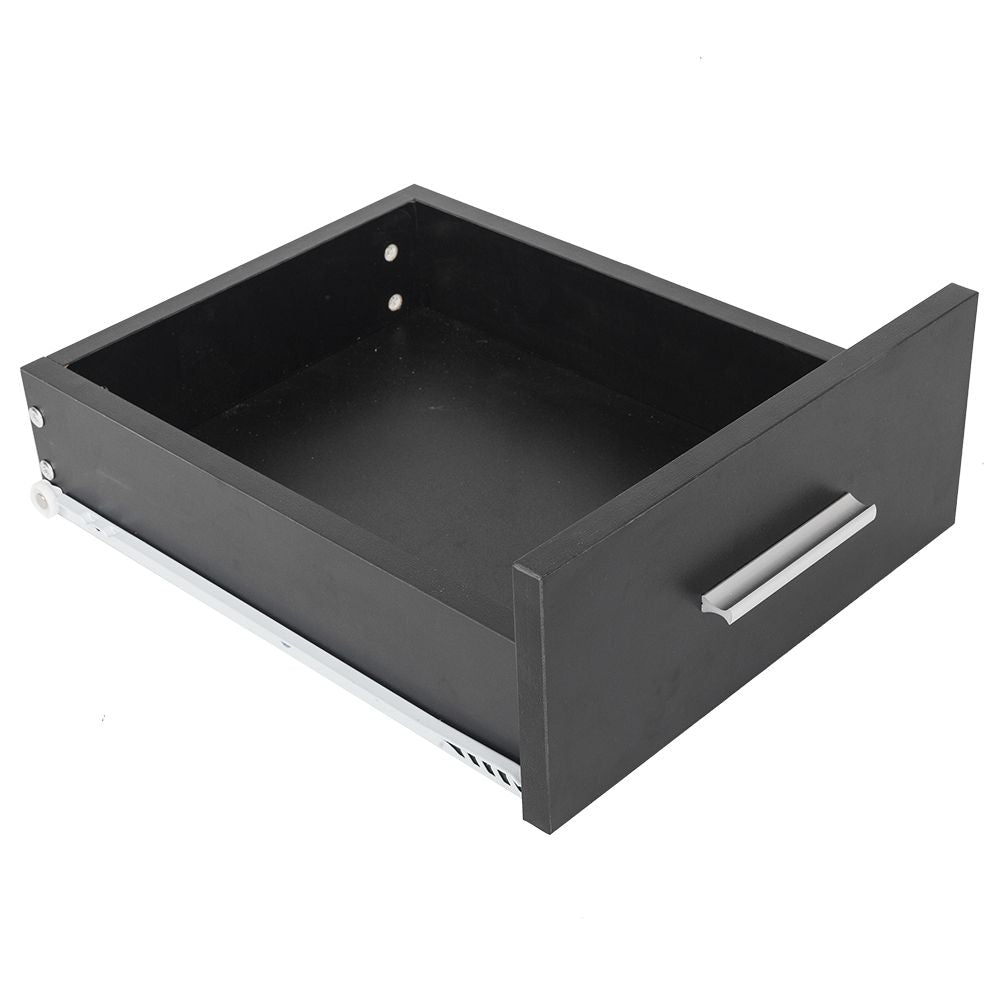 High-quality Integrated Melamine Board Computer Desk with Drawer Black RT - Discount Msrp