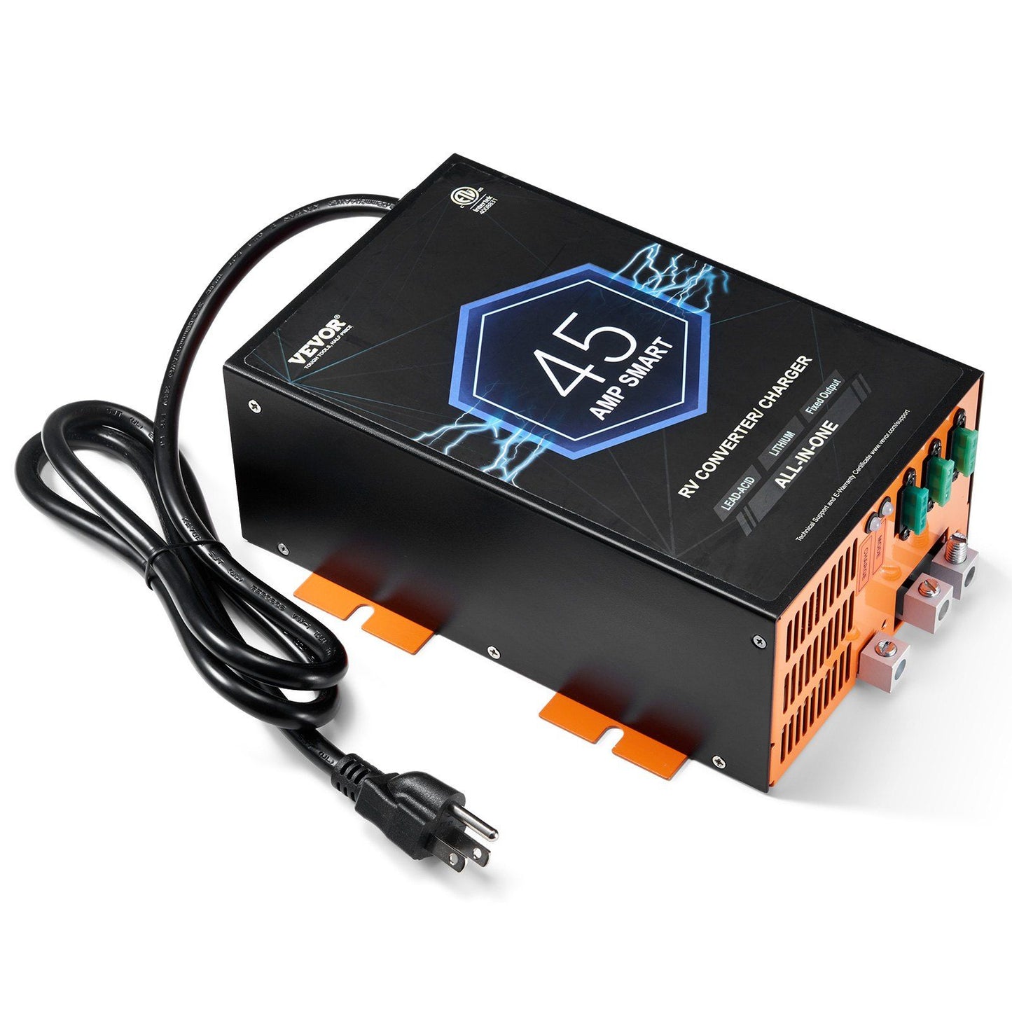 VEVOR RV Converter 45 Amp 110V AC to 12V DC RV Power Converter Battery Charger - Discount Msrp