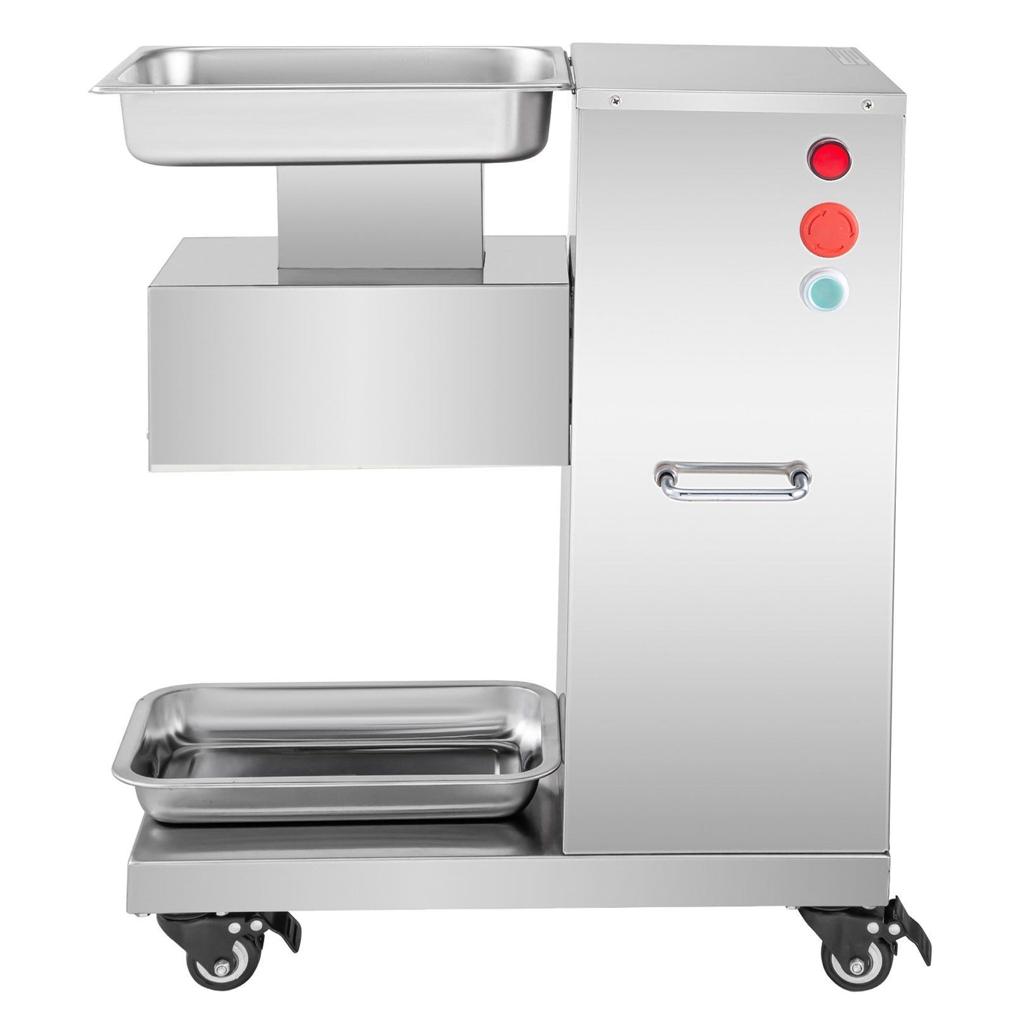VEVOR 110V Commercial Meat Cutter Machine 1100LB/H Electric Meat Cutting Machine 750W Commercial Meat Slicer 3mm Blade Restaurant Food Slicer Stainless Steel For Kitchen Restaurant Supermarket - Discount Msrp