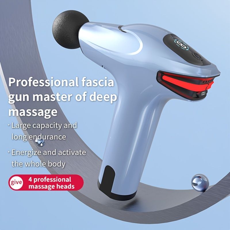 1pc Retinal Gun Deep Muscle Massage Relax Outdoor Fitness Equipment Shock Full Body Massager Electric Massage Gun - Discount Msrp