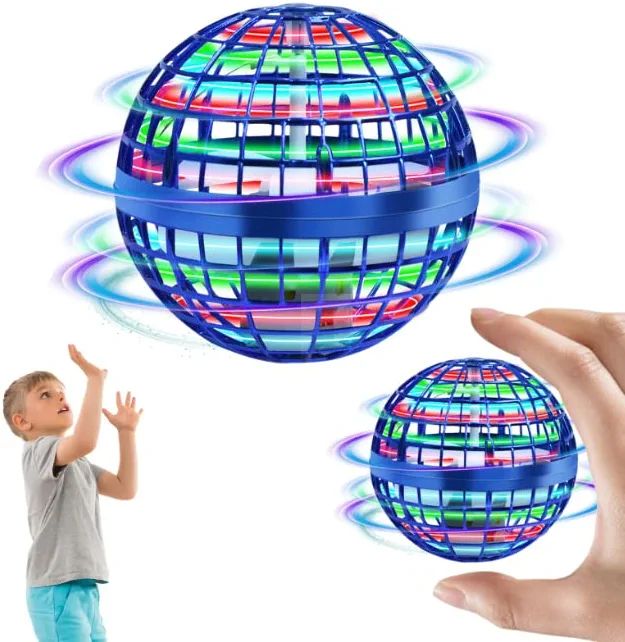 Flying Ball Toys; Hover Orb; 2022 Magic Controller Mini Drone; Boomerang Spinner 360 Rotating Spinning UFO Safe for Kids Adults - Discount Msrp