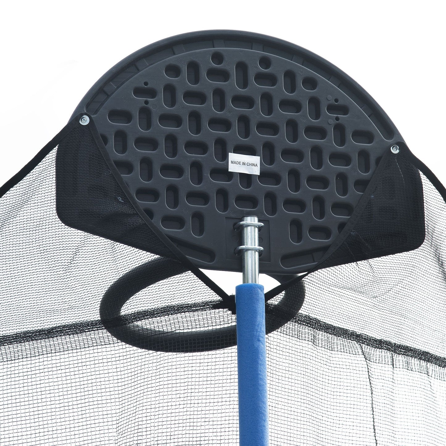 14FT Trampoline for Adults & Kids with Basketball Hoop, Outdoor Trampolines w/Ladder and Safety Enclosure Net for Kids and Adults - Discount Msrp