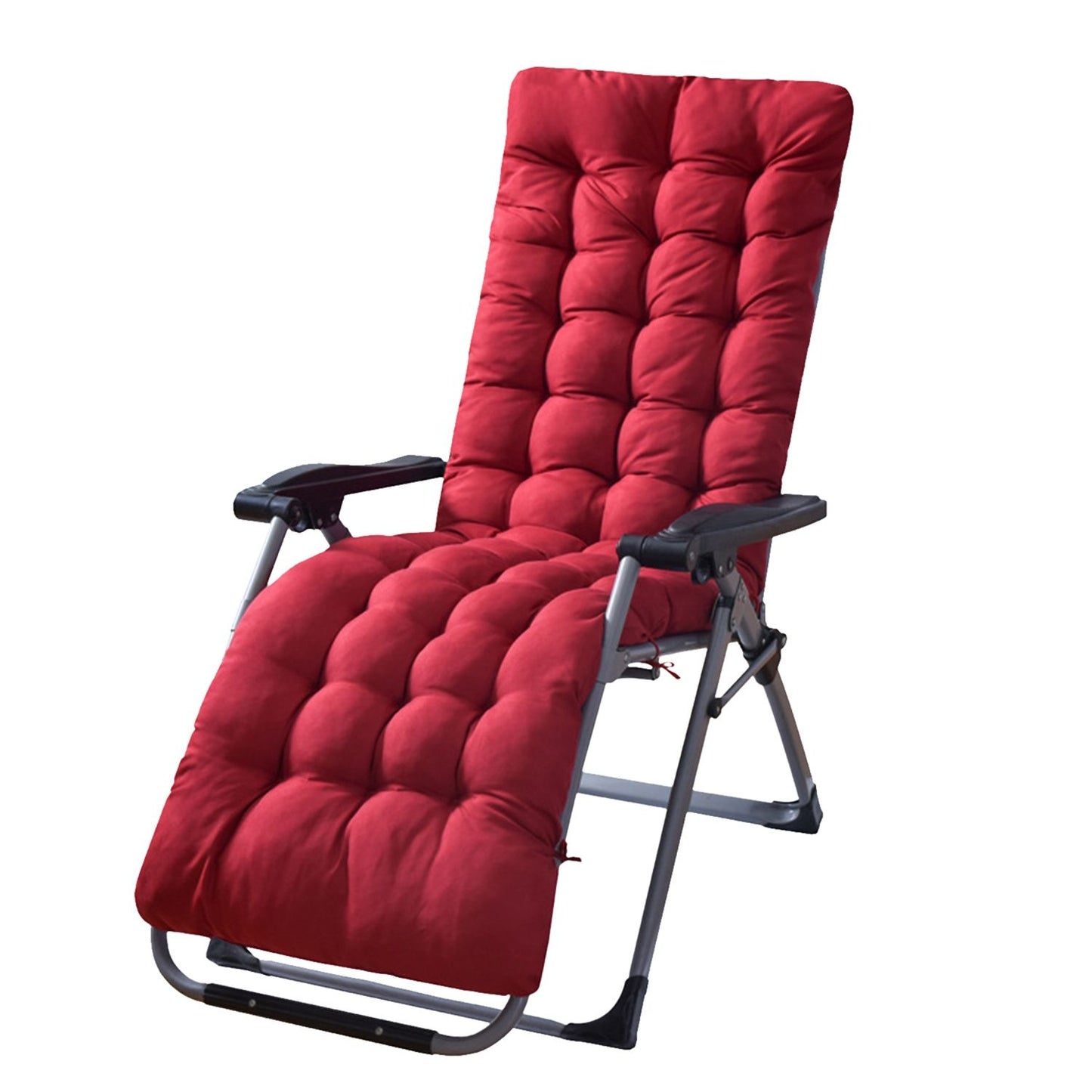 67x22in Chaise Lounger Cushion Recliner Rocking Chair Sofa Mat Deck Chair Cushion - Discount Msrp
