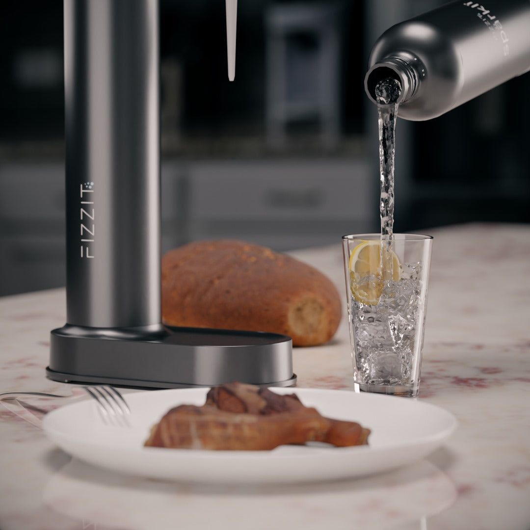 FIZZIT™ Spärklï Carbonated Water Soda Maker with Stainless Steel Bottle – Eco-Friendly, Dishwasher Bottles - Sparkling Water Maker - Discount Msrp