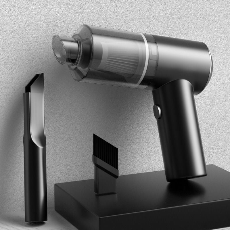 Portable Car Vacuum Cleaner; Rechargeable Handheld Automotive Vacuum Cleaner For Car Wireless Dust Catcher Cyclone Suction - Discount Msrp