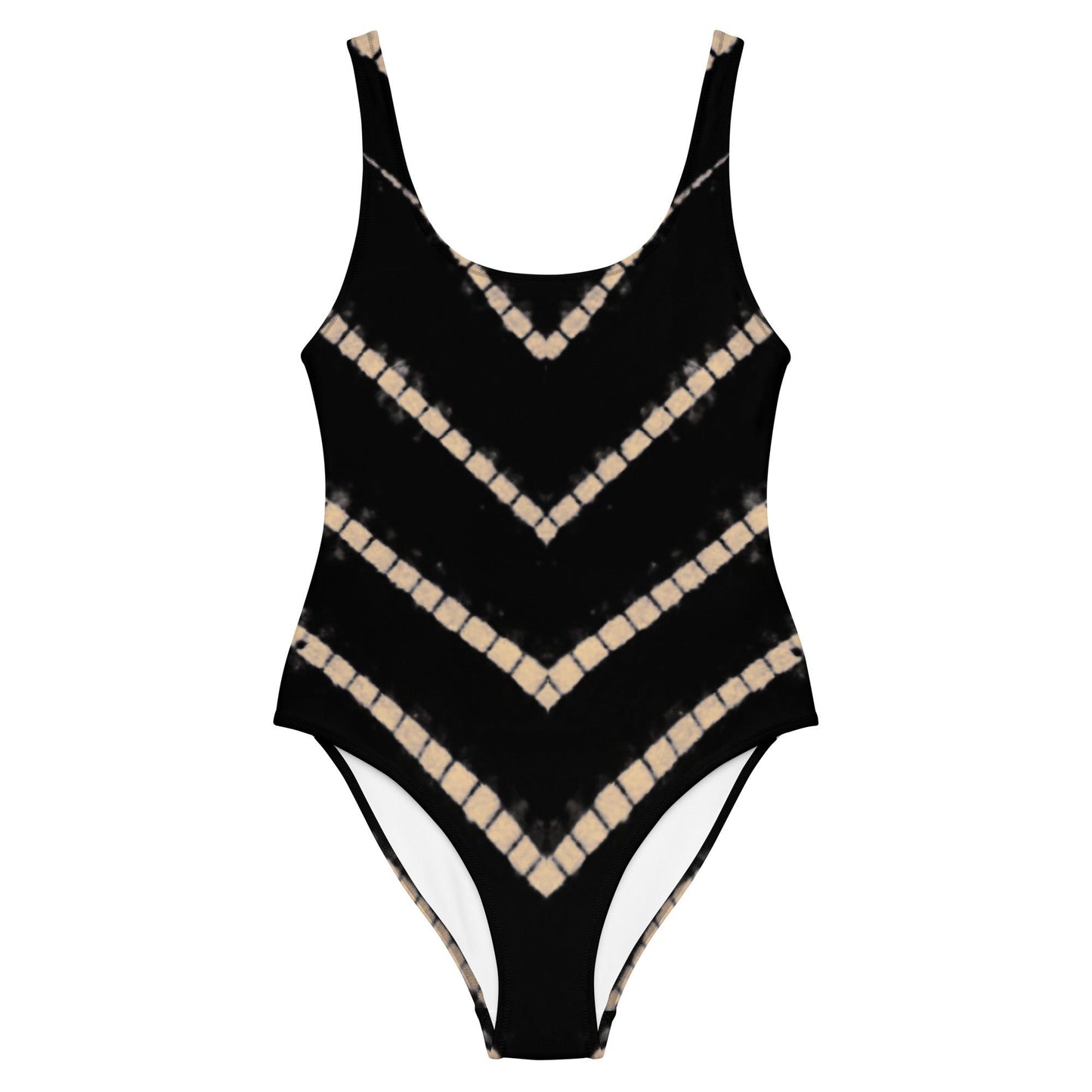 Lyra One Piece Swimsuit in Black Shibori - Discount Msrp