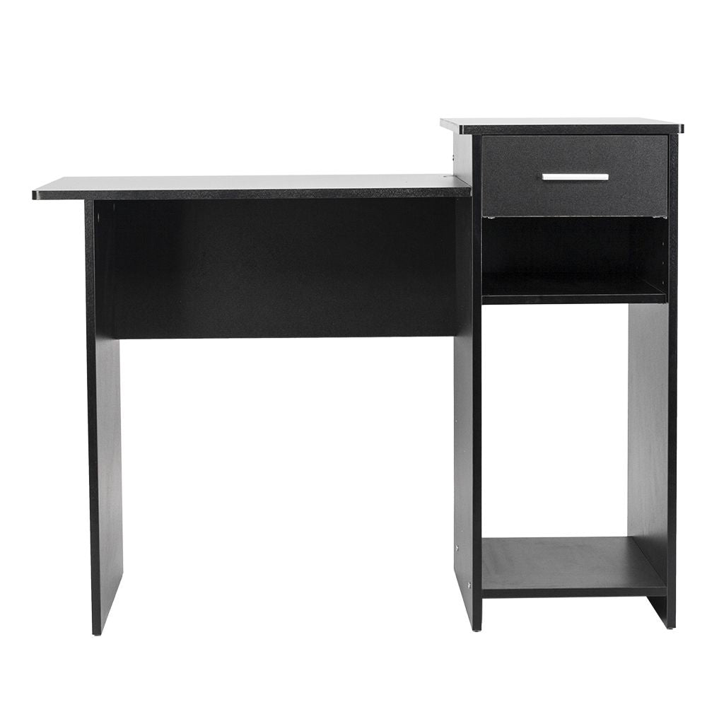 High-quality Integrated Melamine Board Computer Desk with Drawer Black RT - Discount Msrp