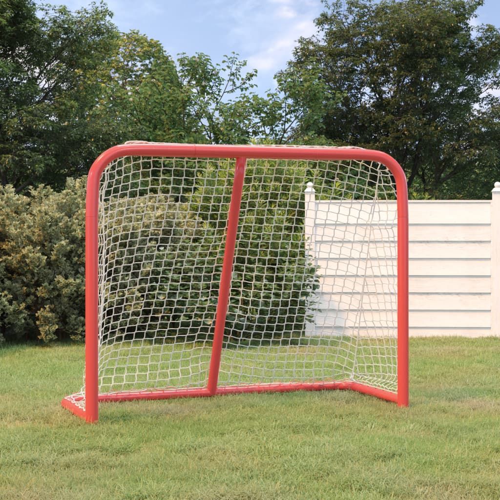 Hockey Goal Red and White 72"x28"x48" Polyester - Discount Msrp