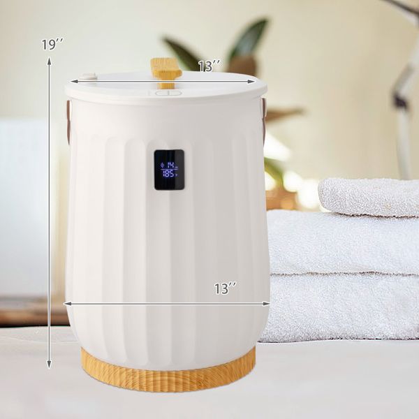 20L 110.00 400.00 With handle With imitation wood handle With LCD display White With yellow edge Maximum temperature 130 Towel/bath towel Heating barrel - Discount Msrp
