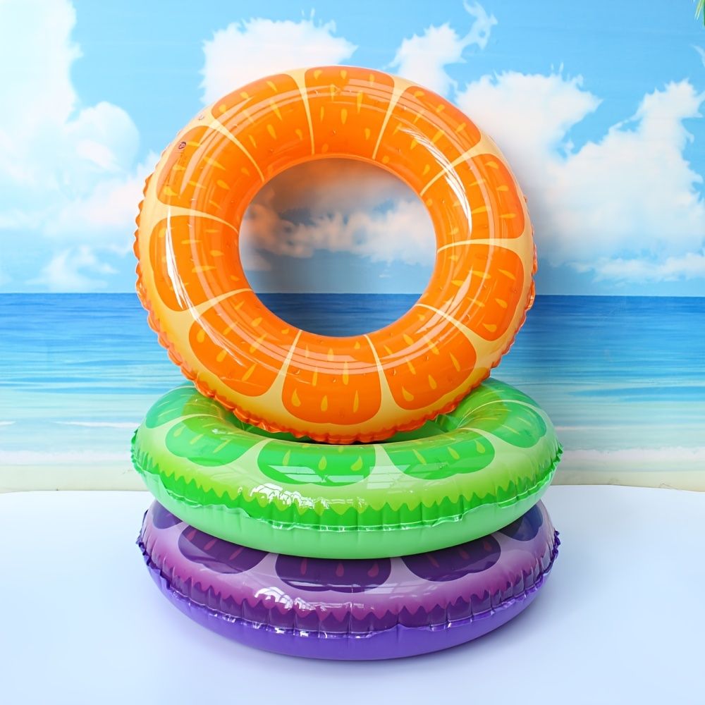 Inflatable Swimming Pool Floating Swimming Ring For Children; Adults; Fruit Swimming Tube Swimming Pool Swimming Ring Floating Swimming Ring - Discount Msrp