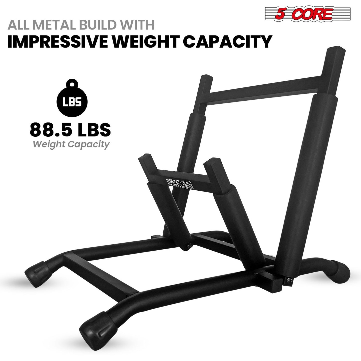 5 Core Amp Stand Heavy Duty Metal Build Adjustable Guitar amplifier Low Profile Folding Collapsible - Discount Msrp