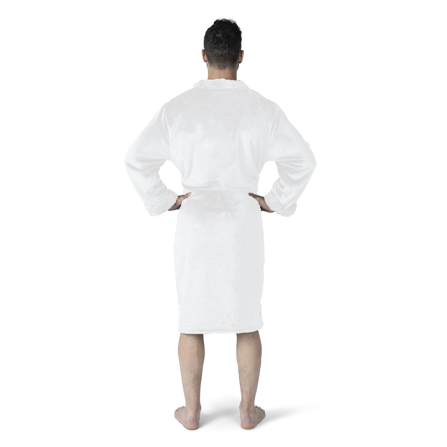 Oklahoma City Thunder NBA Rim White Silk Touch Robe L/XL - Discount Msrp