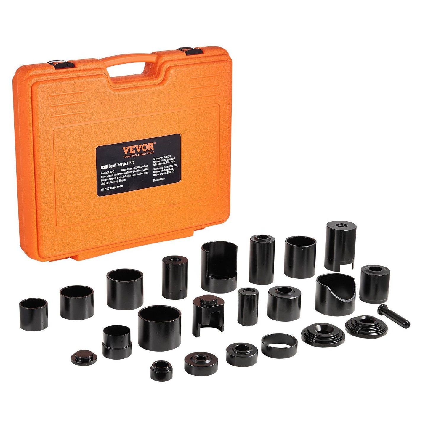 VEVOR Ball Joint Press Kit C-press Ball Joint Tools 25 pcs Automotive Repair Kit - Discount Msrp