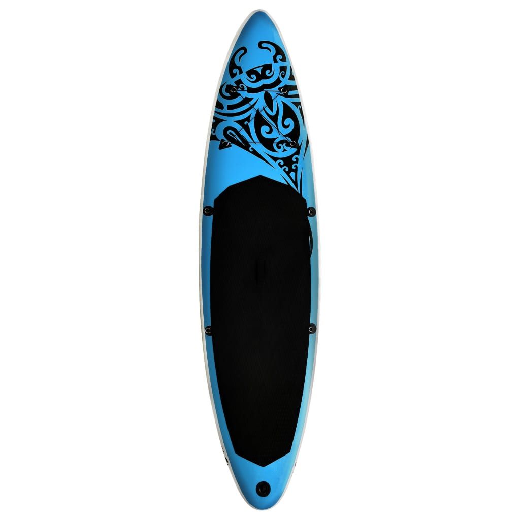 Inflatable Stand Up Paddleboard Set 126"x29.9"x5.9" Blue - Discount Msrp