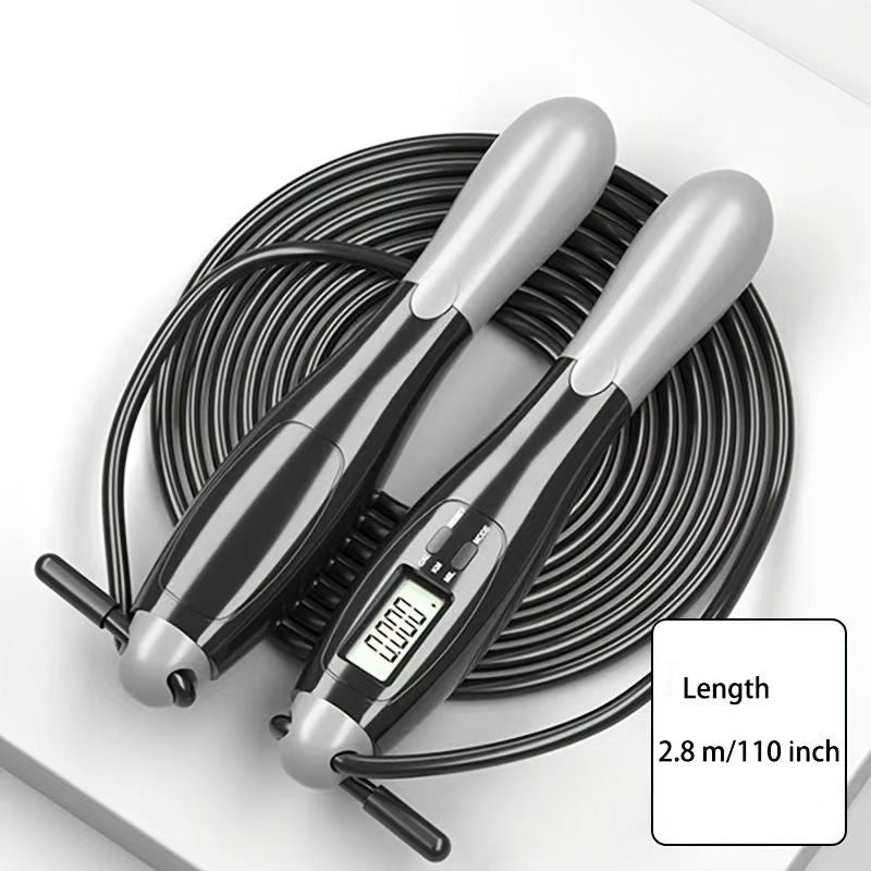 1pc Gym Fitness Smart Jump Rope With LCD Screen Counting Speed Skipping 2.8 M / 9.18ft - Discount Msrp