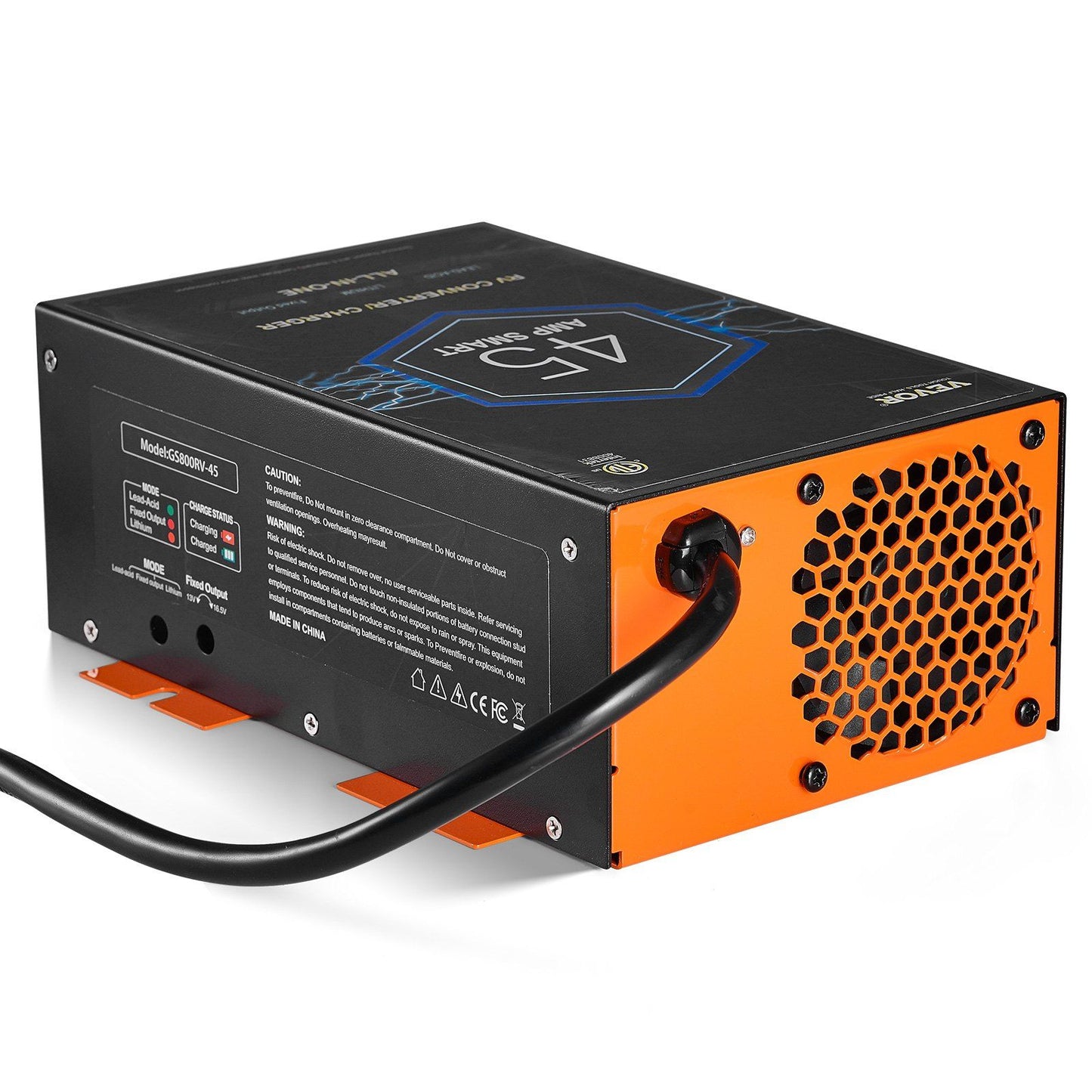 VEVOR RV Converter 45 Amp 110V AC to 12V DC RV Power Converter Battery Charger - Discount Msrp