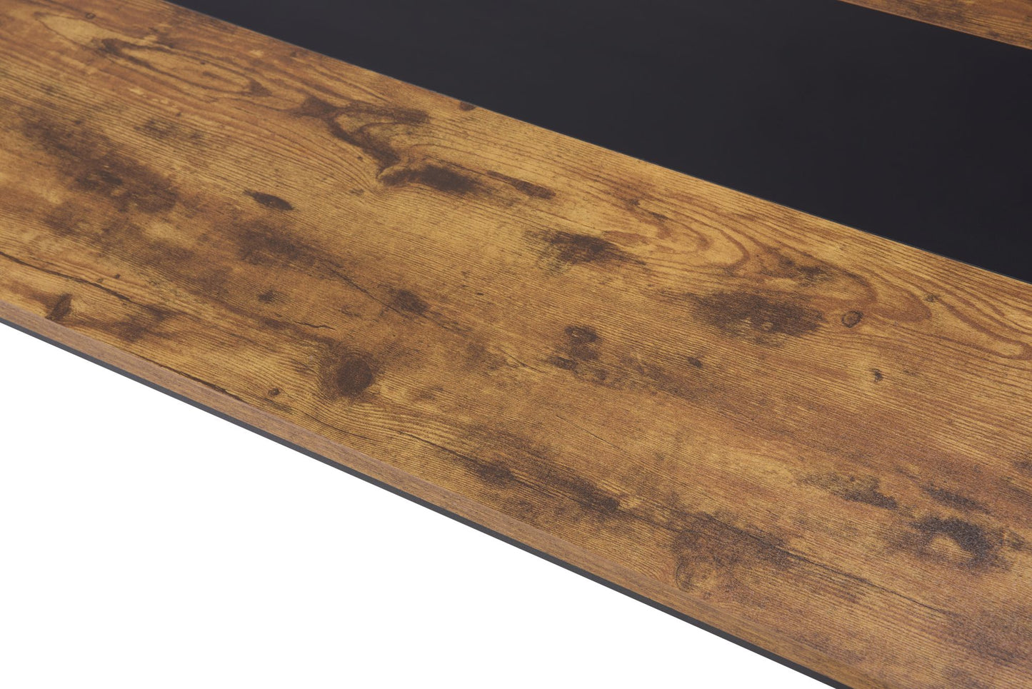 Computer Desk Large Office Desk, 59.8 Inch Gaming Desk Writing Desk Work Desk for Home Office, Study, Modern Simple Wooden Desk, Large Legroom, Metal Frame, Rustic/Black - Discount Msrp