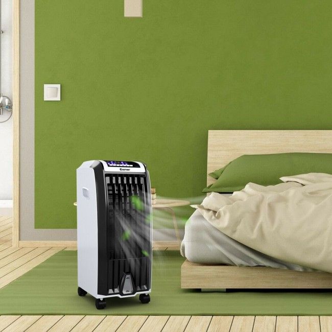 Evaporative Portable Air Cooler with 3 Wind Modes and Timer for Home Office - Discount Msrp