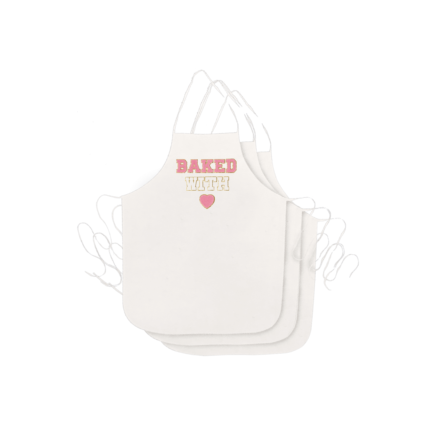 Hello Hobby 3-Pack White Canvas Aprons, 27.3" x 19.7", Ready-to-Decorate Craft & Kitchen DIY Set - Discount Msrp