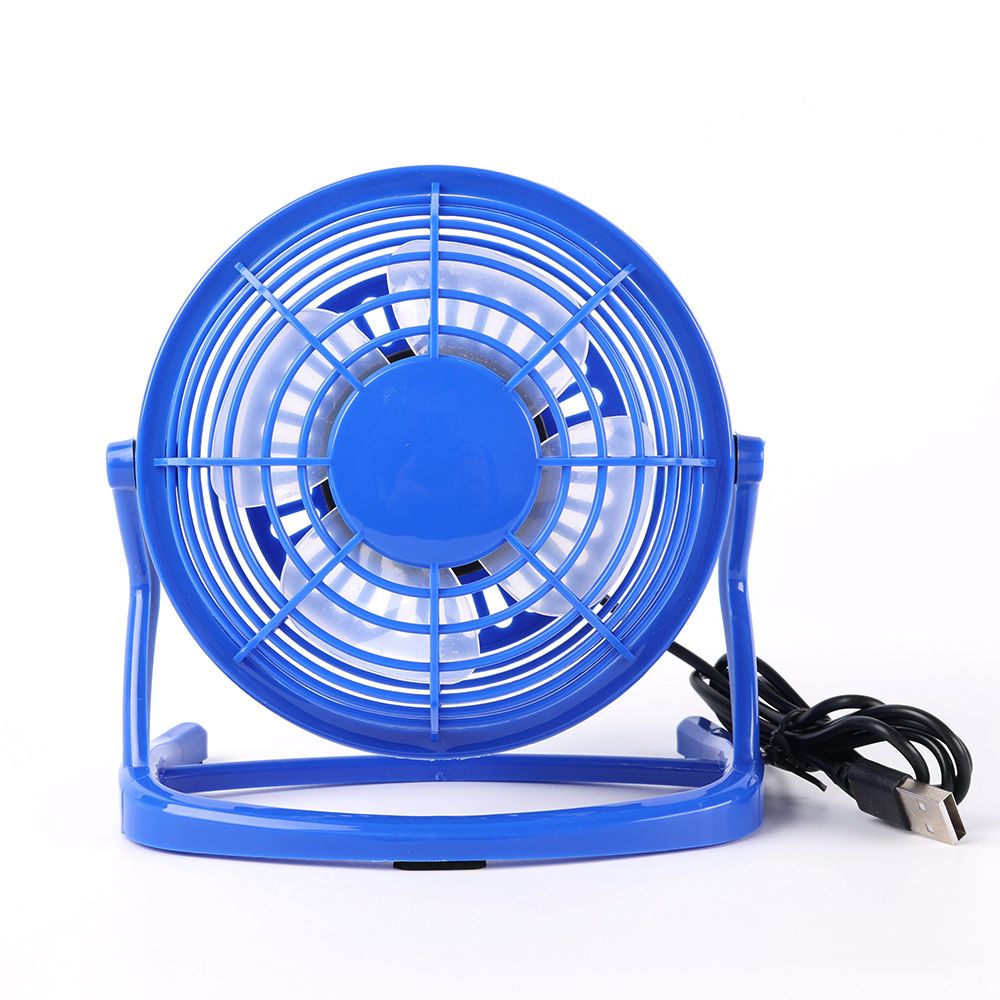 USB Silent Fan Desk Cooler for Laptop Notebook Desktop PC Ofiice Summer Cooling Fan 4 Blades Rotatable USB Mini desk Fans Socket - Discount Msrp