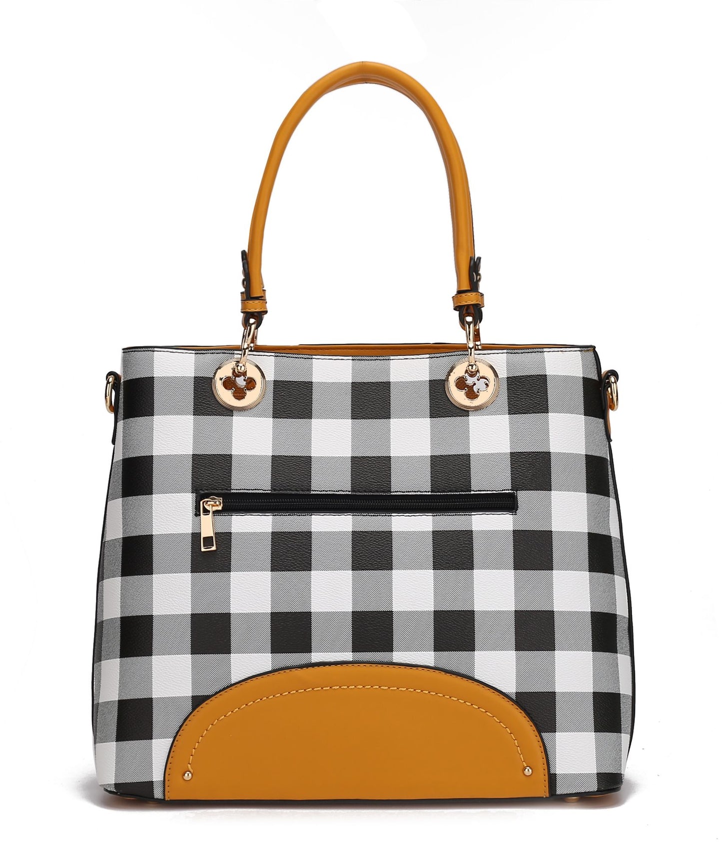 MKF Collection Gabriella Checkers Handbag with Wallet by Mia k - Discount Msrp