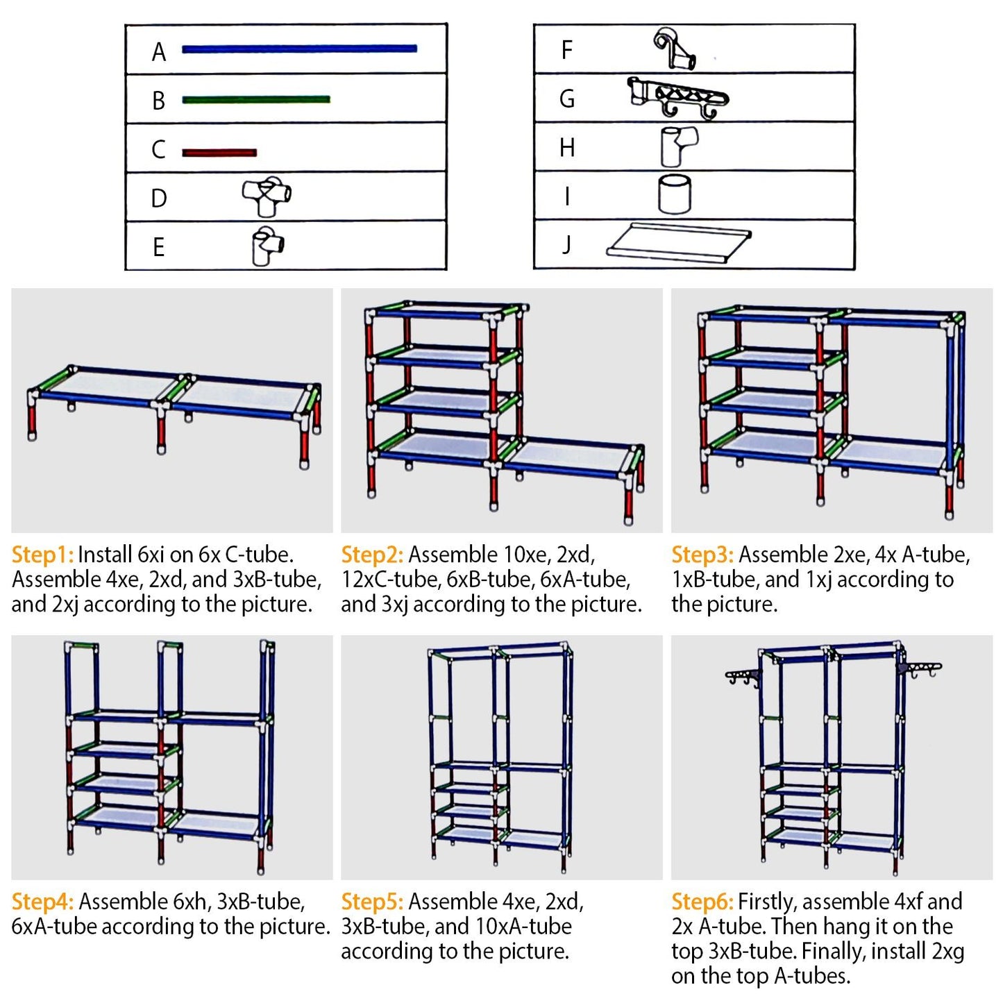Metal Garment Rack Shoe Clothing Organizer Shelves Freestanding Multifunctional Clothes Wardrobe - Discount Msrp