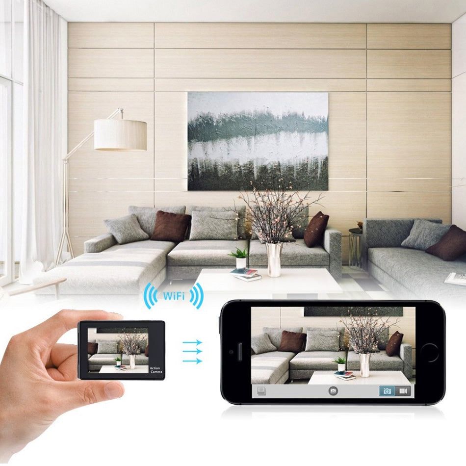 4K Action Pro Waterproof All Digital UHD WiFi Camera + RF Remote And Accessories - Discount Msrp