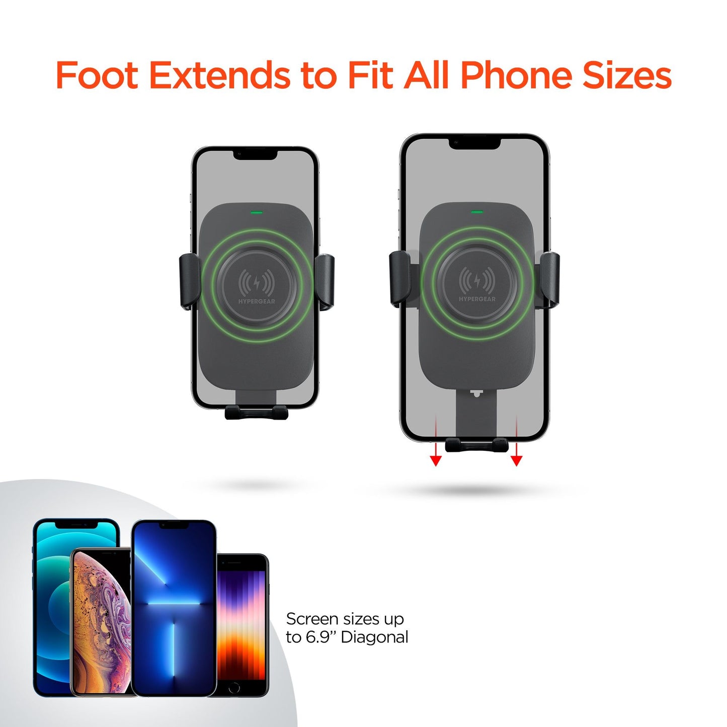 HyperGear Gravity 15W Wireless Fast Charge Mount - Discount Msrp