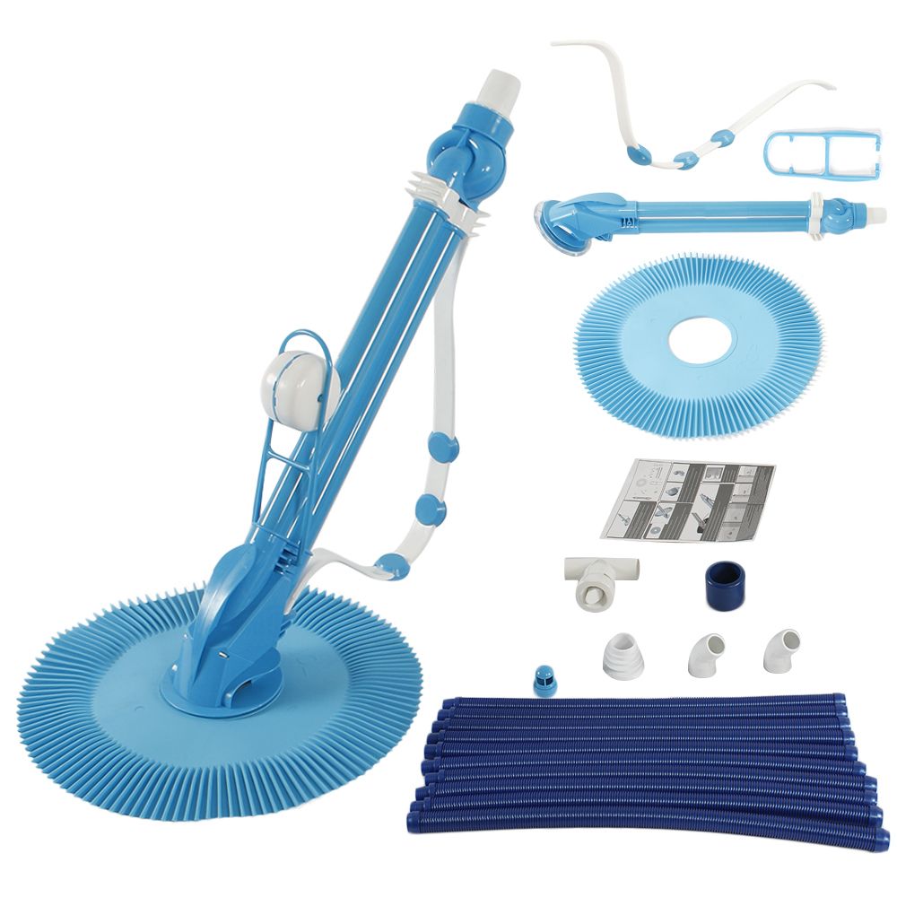 Swimming Pool Cleaner Auto Swimming Pool Cleaner with 10pcs Durable Hose,Suit for In Ground Pool with Pump XH - Discount Msrp