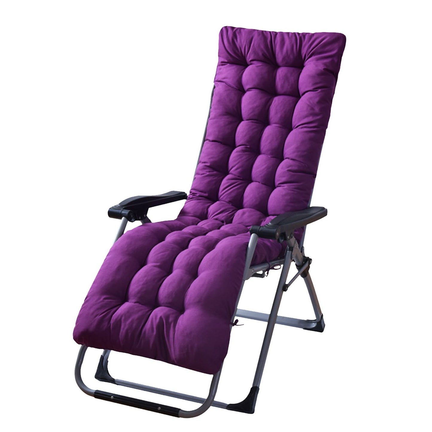 67x22in Chaise Lounger Cushion Recliner Rocking Chair Sofa Mat Deck Chair Cushion - Discount Msrp