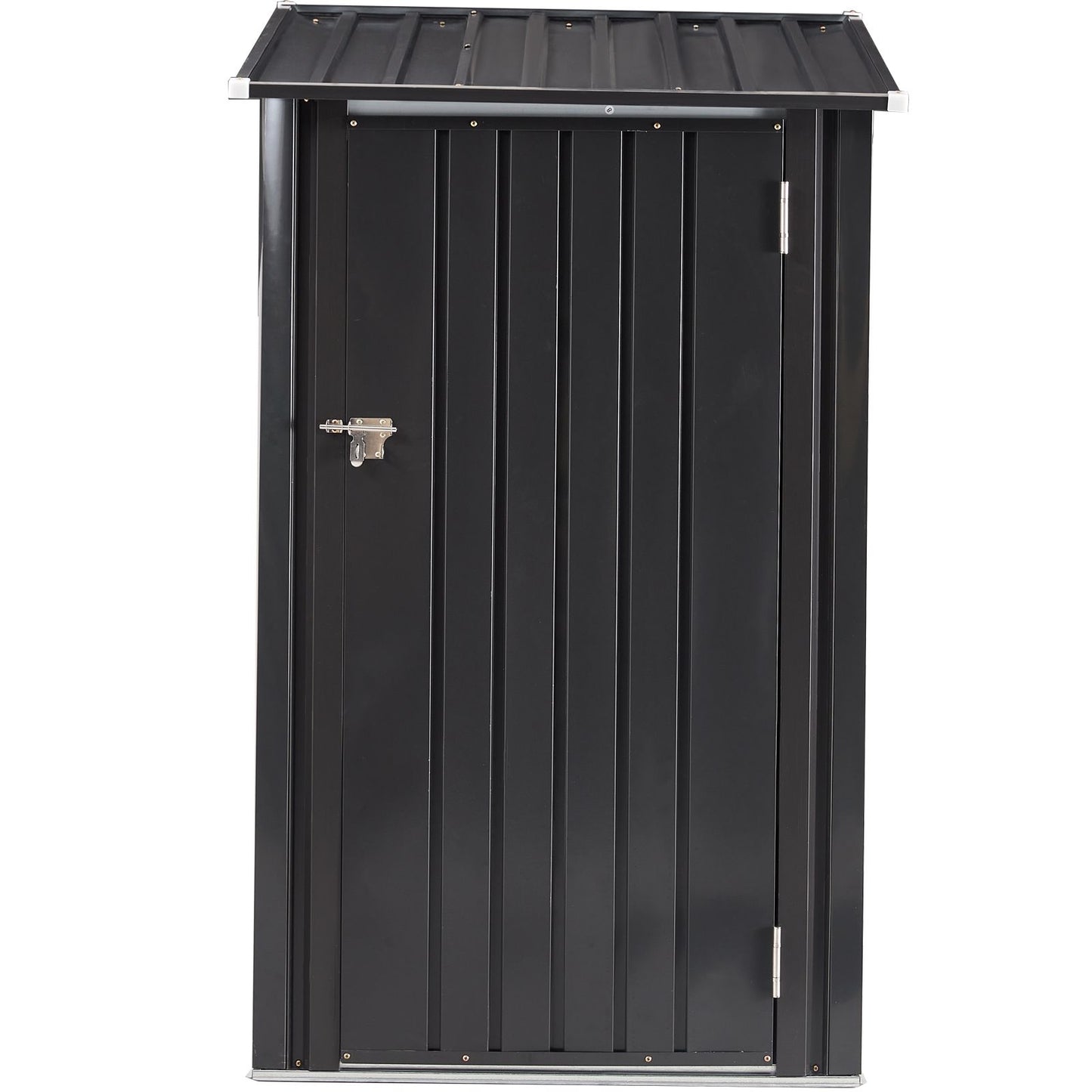 Outdoor Storage Shed, 3 x 3 FT Metal Steel Garden Shed with Single Lockable Door, Small Shed Outdoor Steel Utility Tool Shed for Backyard Patio Garden Lawn - Discount Msrp