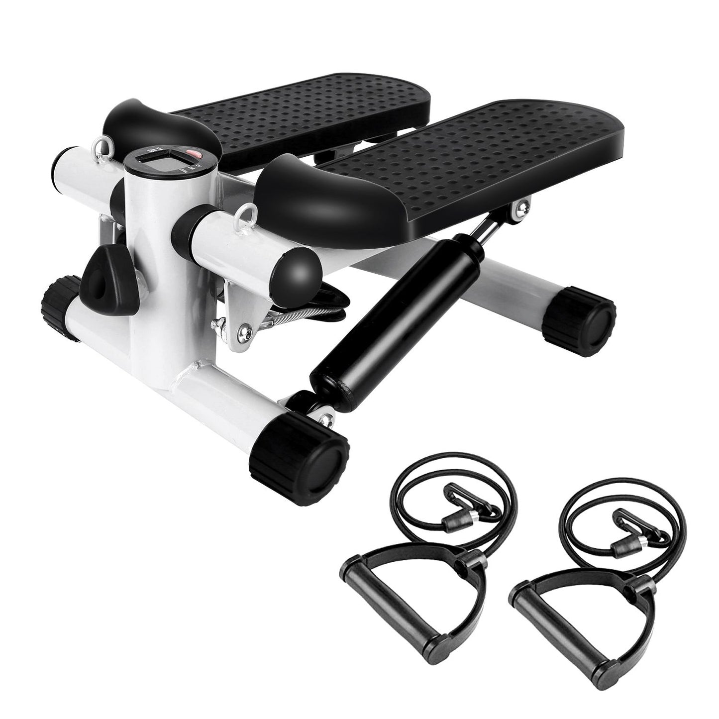 Exercise Stepper for Women Mini Fitness Stepper with 2 Resistance Bands LCD Monitor Max 330.7LBS Load Stair Stepper Quiet Stepper - Discount Msrp