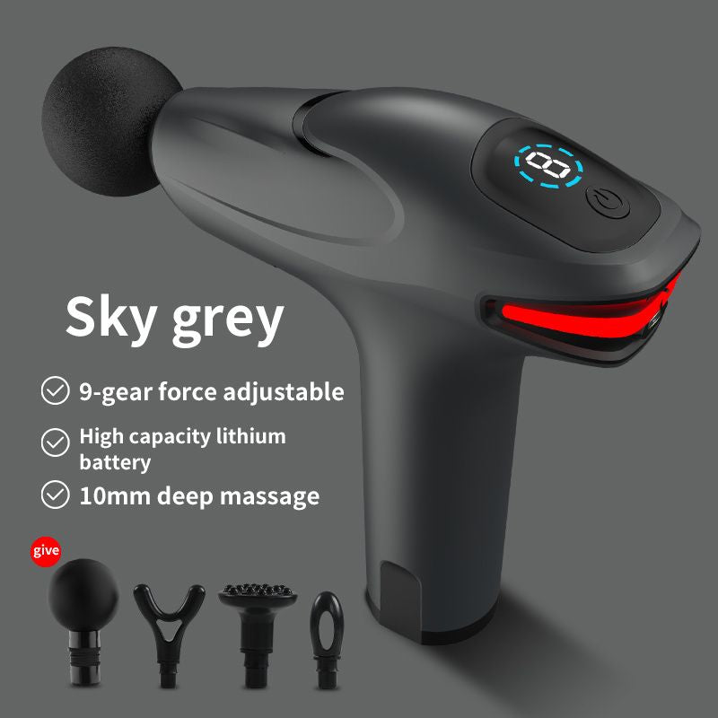 1pc Retinal Gun Deep Muscle Massage Relax Outdoor Fitness Equipment Shock Full Body Massager Electric Massage Gun - Discount Msrp