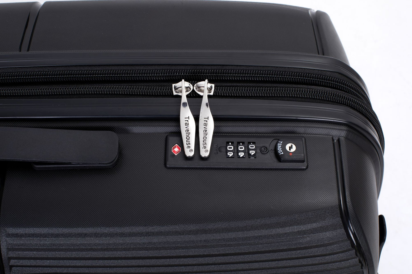 Expandable Hardshell Suitcase Double Spinner Wheels PP Luggage Sets Lightweight Durable Suitcase with TSA Lock,3-Piece Set (20/24/28) ,Black - Discount Msrp