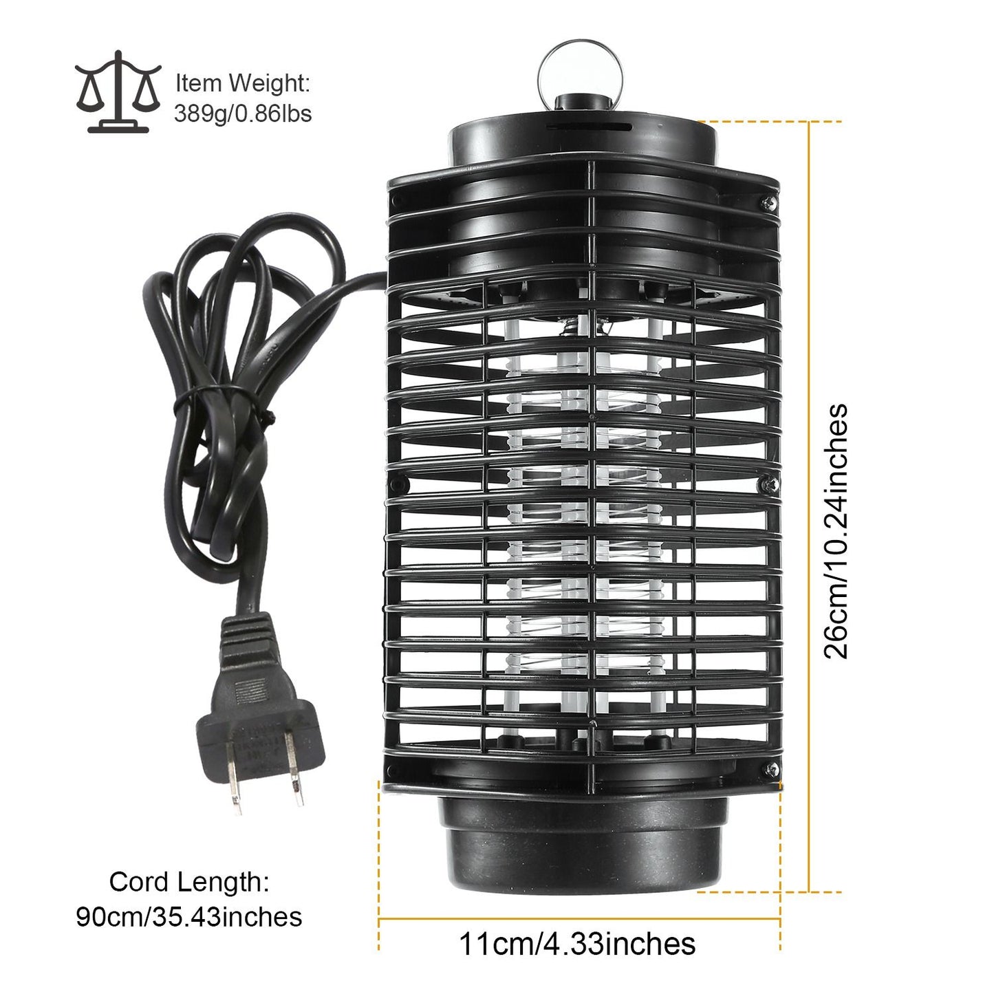 Electric Bug Zapper UV Light Flying Zapper Insect Killer Lamps Pest Mosquito Fly Trap Catcher Odorless Noiseless for Home Restaurant - Discount Msrp