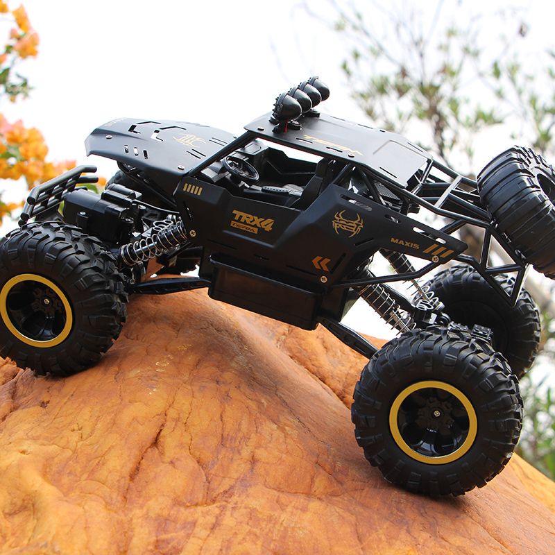 RC 37cm 4WD Large Remote Control Cars Rock Crawler Monster Truck Kids Toy Gift - Discount Msrp