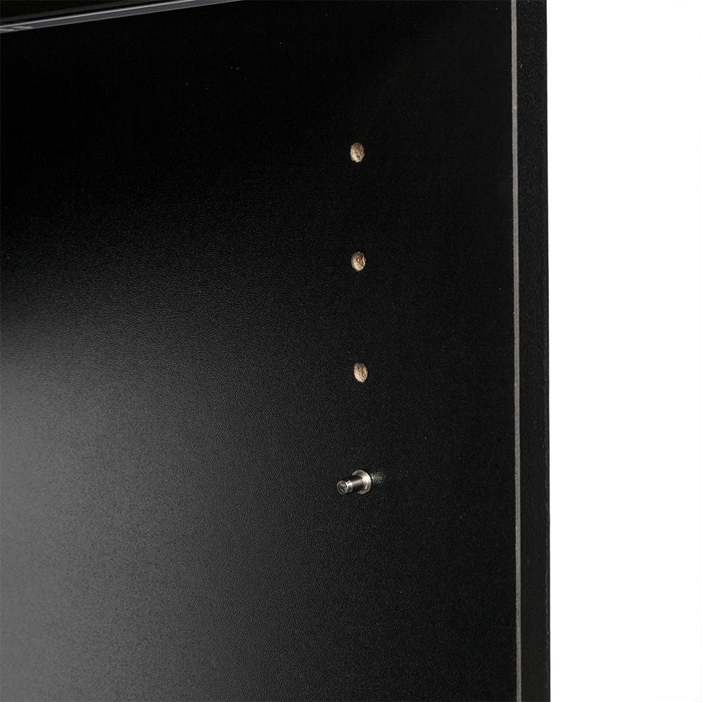 High-quality Integrated Melamine Board Computer Desk with Drawer Black RT - Discount Msrp