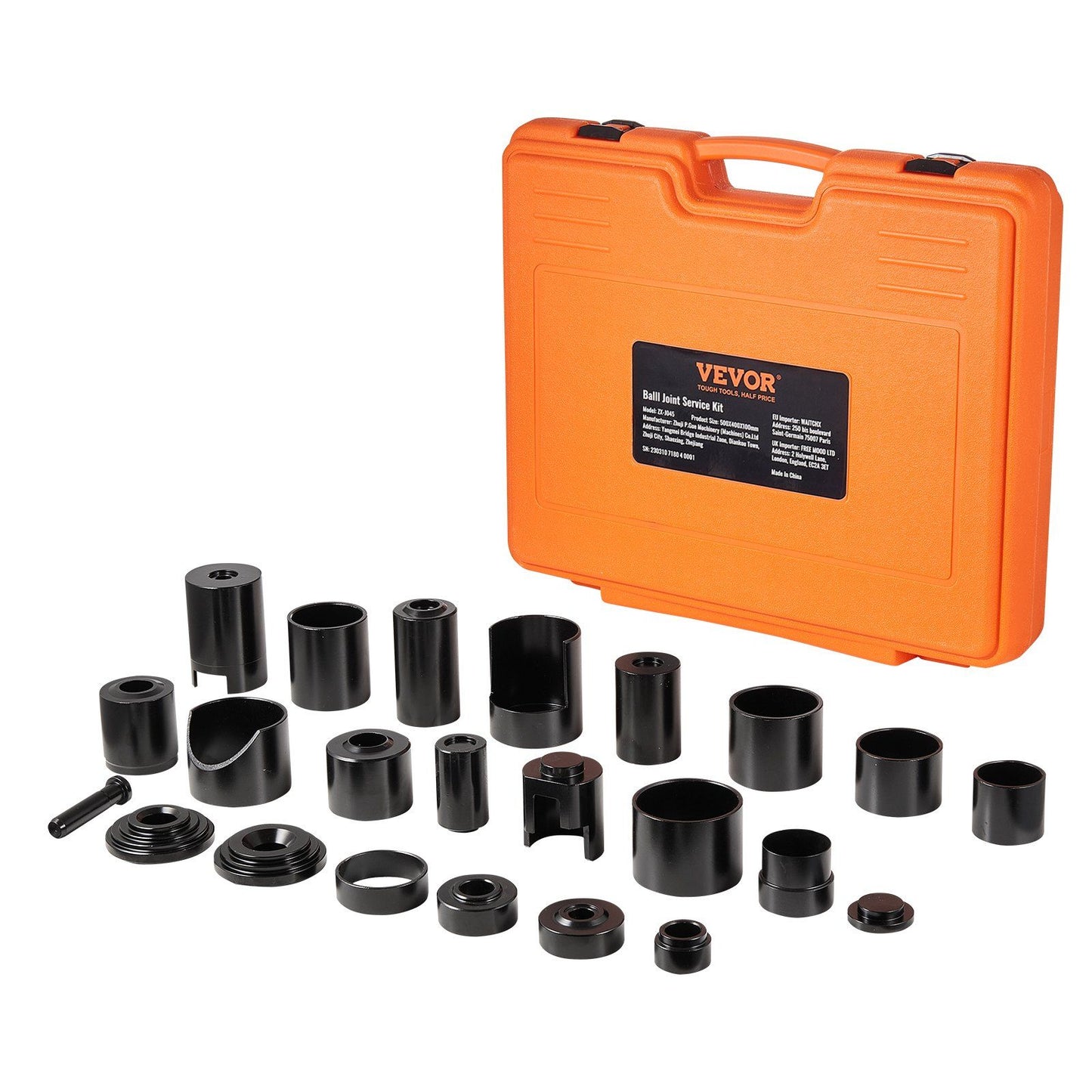 VEVOR Ball Joint Press Kit C-press Ball Joint Tools 25 pcs Automotive Repair Kit - Discount Msrp