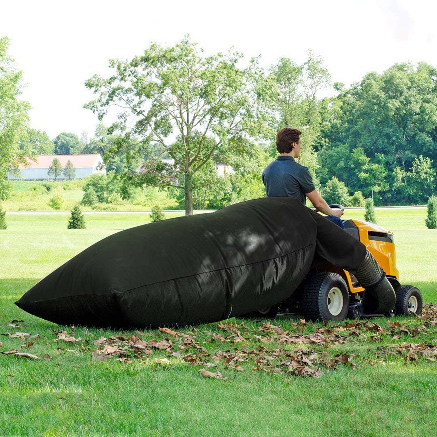 Lawn Tractor Leaf Bag 54 Cubic Feet Standard Garden Waste Collection Bag with 112in Opening - Discount Msrp