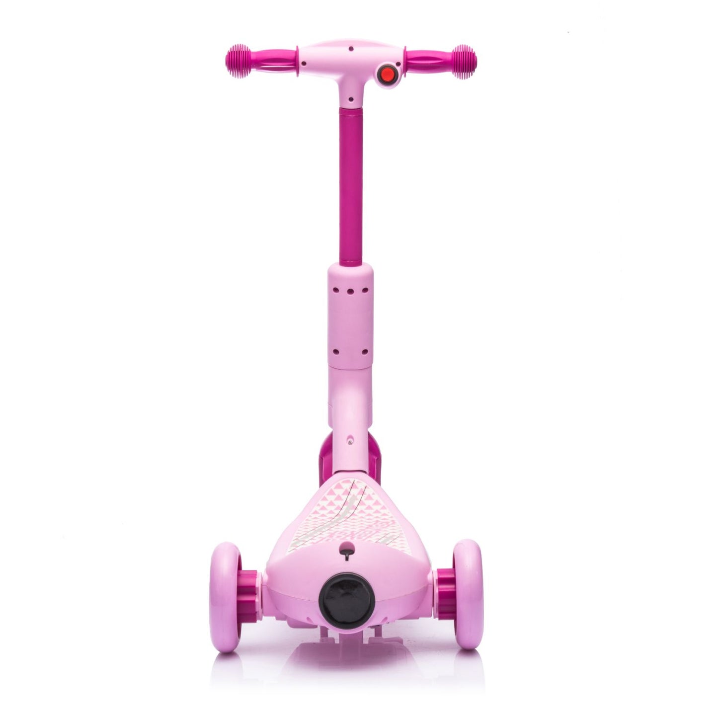 2in1 Kids Ride On Three-Wheel Electric Scooter,Tail Color Lights W/Spray,Wider Pedal,PU Wheels For Effective Floor Protection,Independent Light Switch With Music,One Button Acceleration For Kids 3+ - Discount Msrp