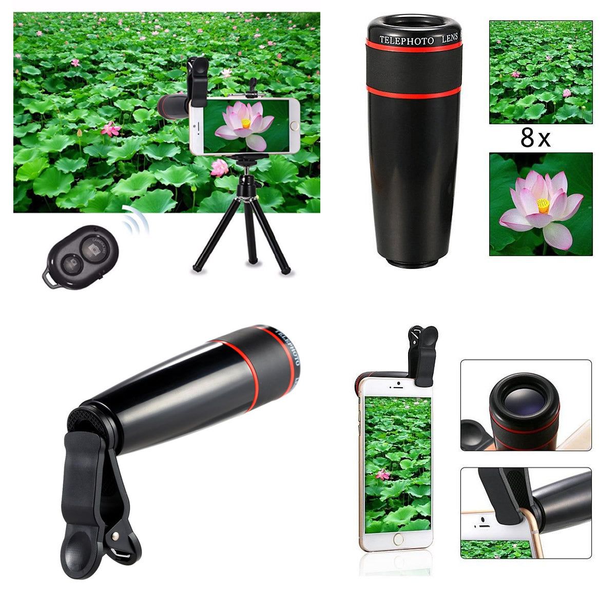 11 in 1 Smartphone Camera Lens Kit - Discount Msrp