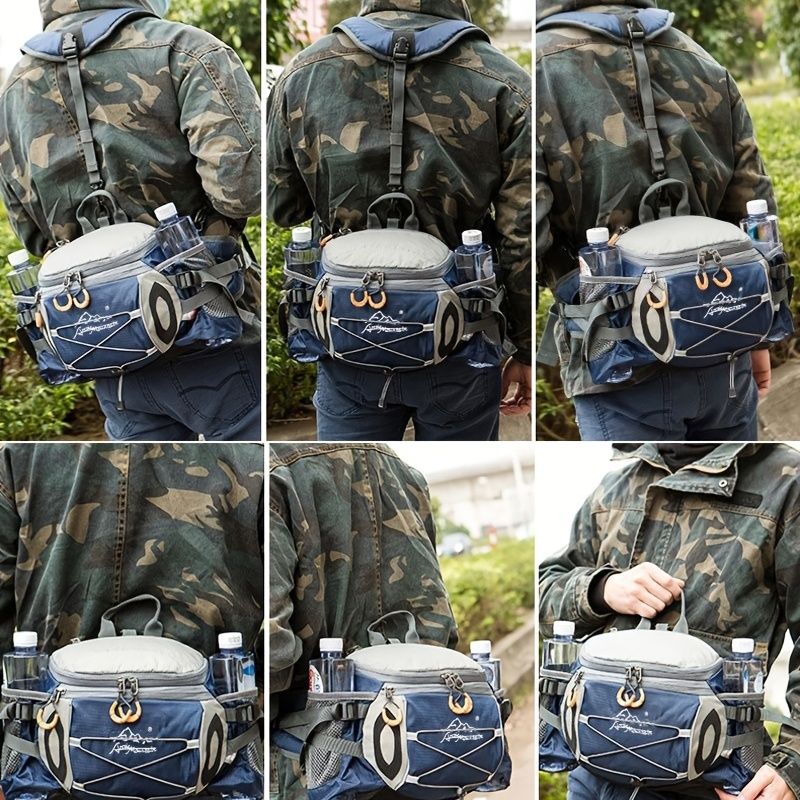 Sports Fanny Pack Canteen Outdoor Multi-functional Hiking Backpack Tourism Large-capacity Climbing Equipment - Discount Msrp