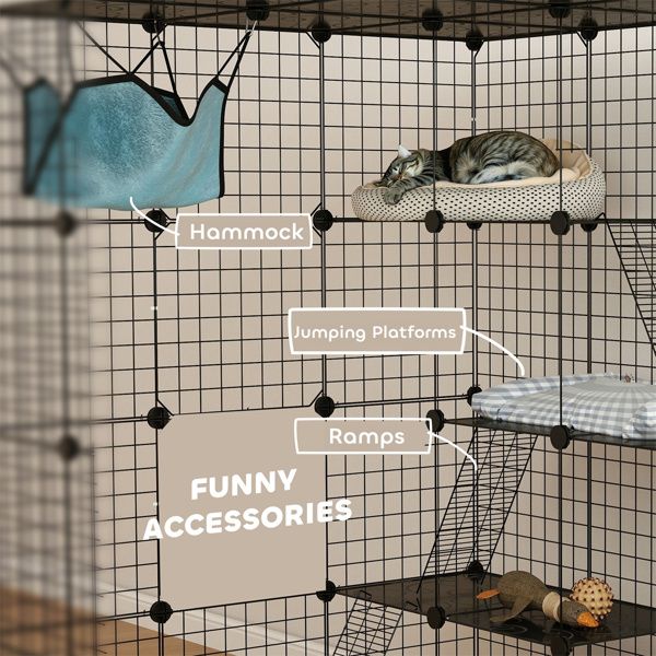 Cat Play Tunnel/Cat Cage ( Amazon Shipping)(Prohibited by WalMart) - Discount Msrp
