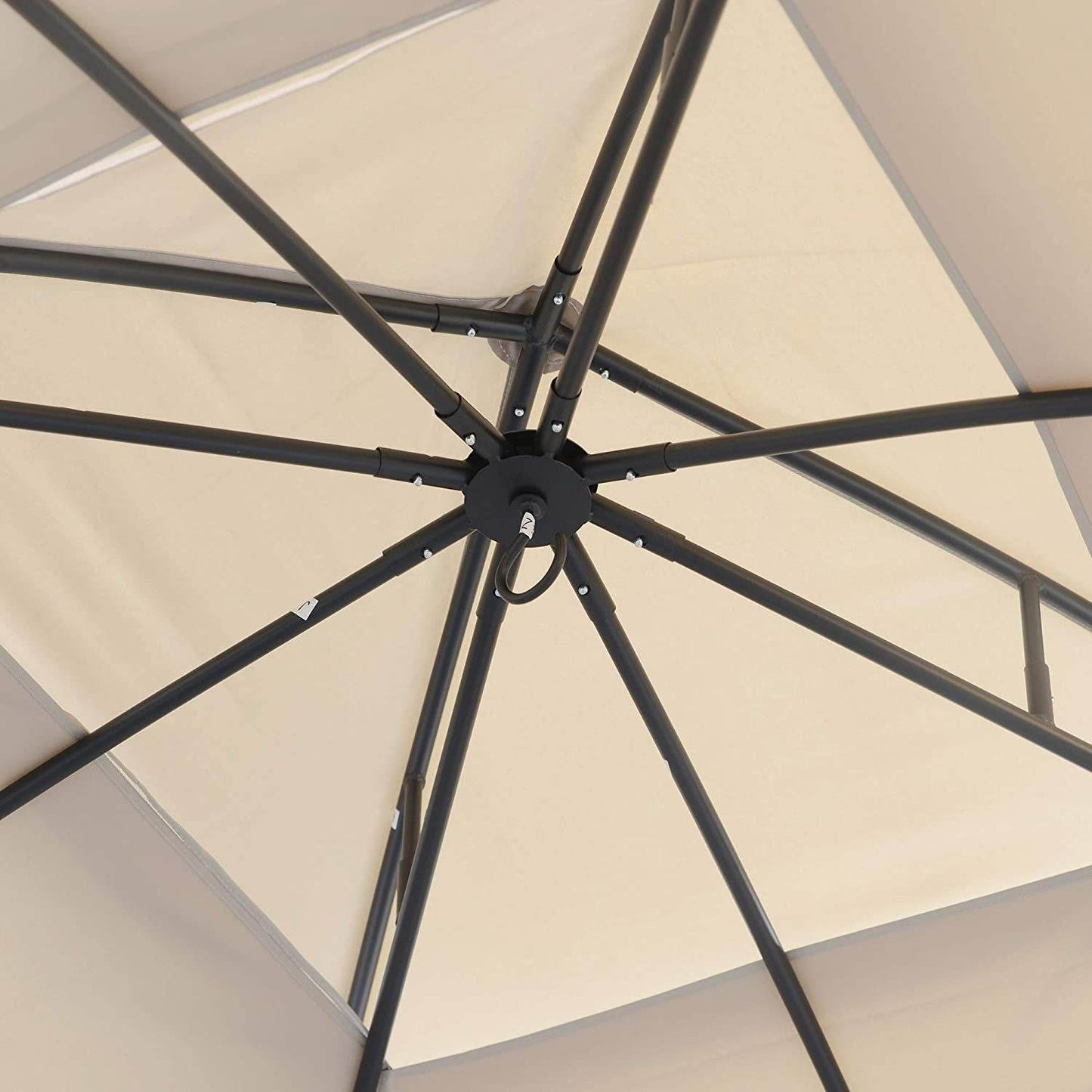 10*12 FT Softtop Metal Gazebo with Mosquito Net&Sunshade Curtains,Sturdy Heavy Duty Double Roof Canopy,Galvanized Steel Design Outdoor Tent,Suitable for Gardens,Patio,Backyard - Discount Msrp