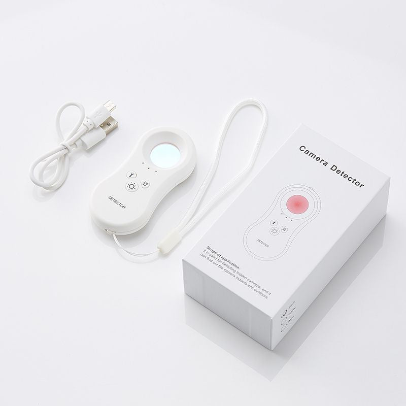 Hidden Camera Detectors; LED Hidden Device Detector With Infrared Viewfinders - Pocket Sized Anti Spy Camera Finder Locates Hidden Camera; Chargeable Anti Theft Alarm In Hotels And Bathroom - Discount Msrp