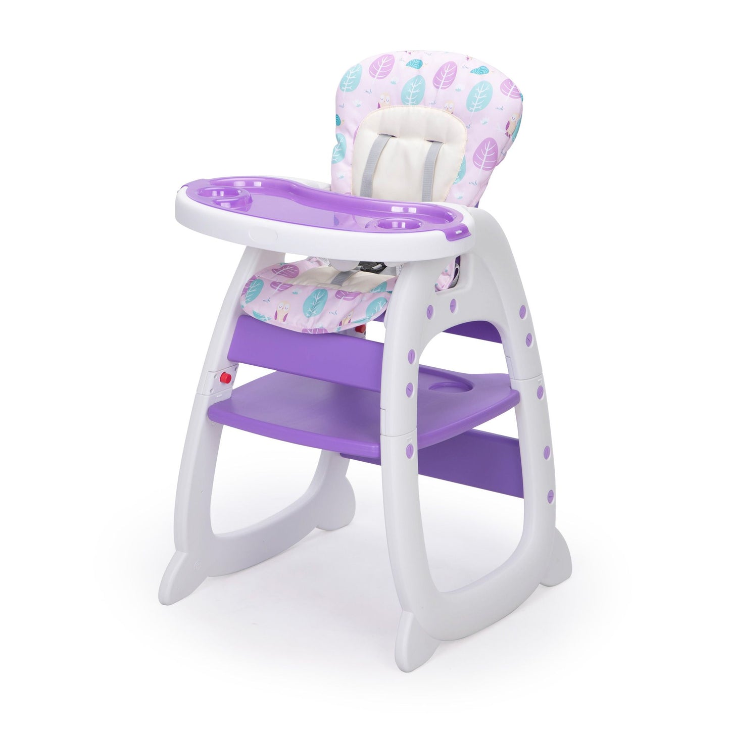 Multipurpose Adjustable Highchair,Children's dining chair for Baby Toddler Dinning Table with Feeding Tray and 5-Point Safety Buckle XH - Discount Msrp