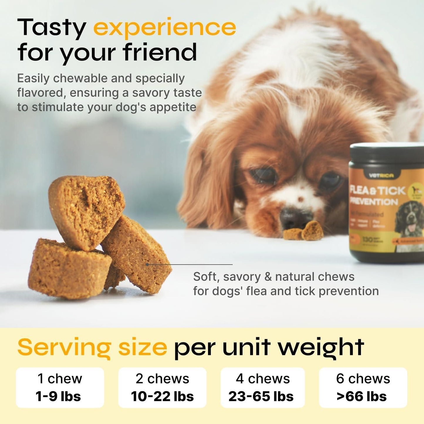Flea and Tick Prevention for Dogs Flea Treatment Chews Immune Support Flea and Tick Chewables for Dogs Flea Tick Control Supplement All Breeds Ages Vet Formulated Soft Treats - Discount Msrp