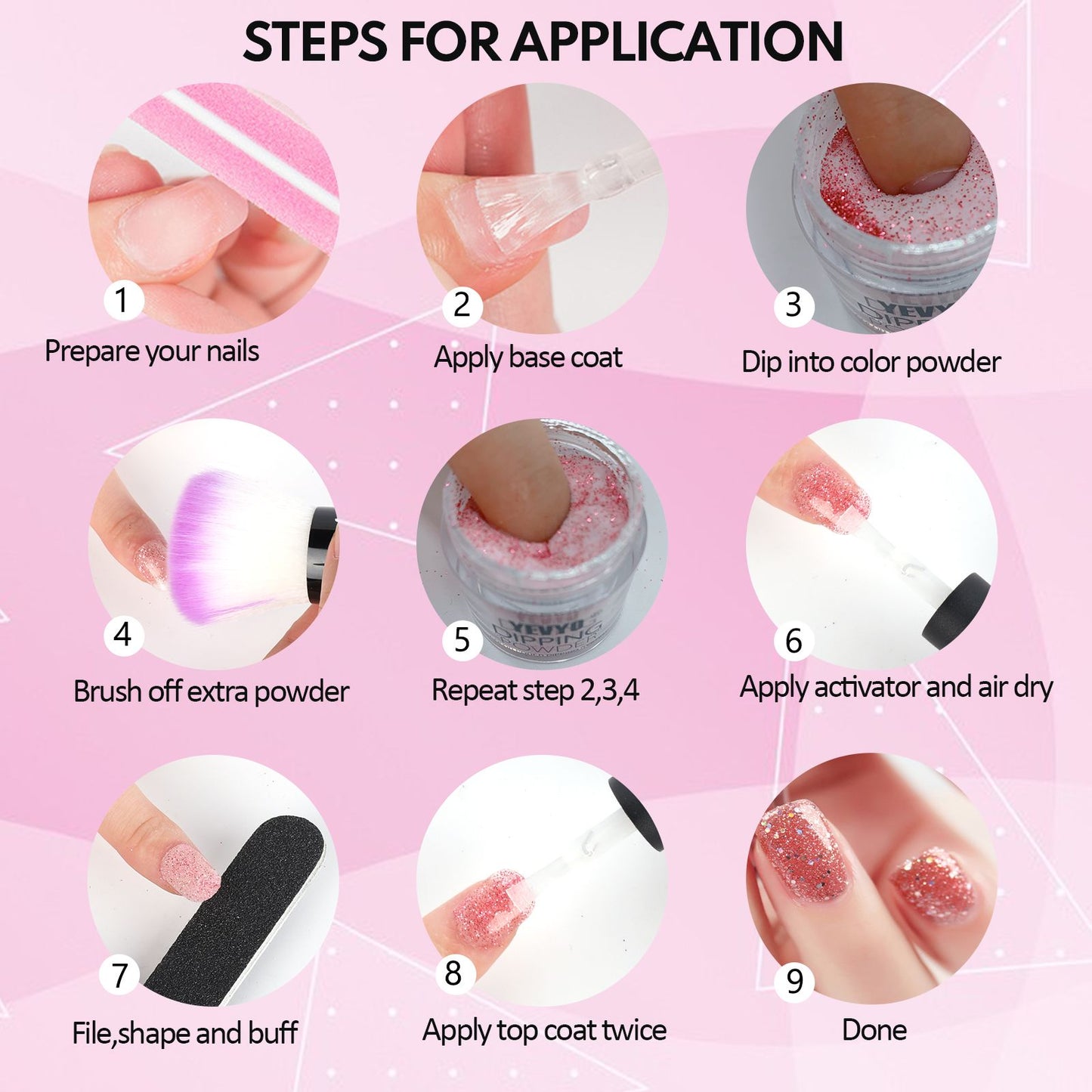 Acrylic Nail Kit Dip Powder Nail Kit Starter with Drill and UV Light, 20 Colors Fast Dry Powder Nail Dipping kit, with Base & Top Coat Activator Dip Nail Kit for French Nail Art Manicure DIY - Discount Msrp