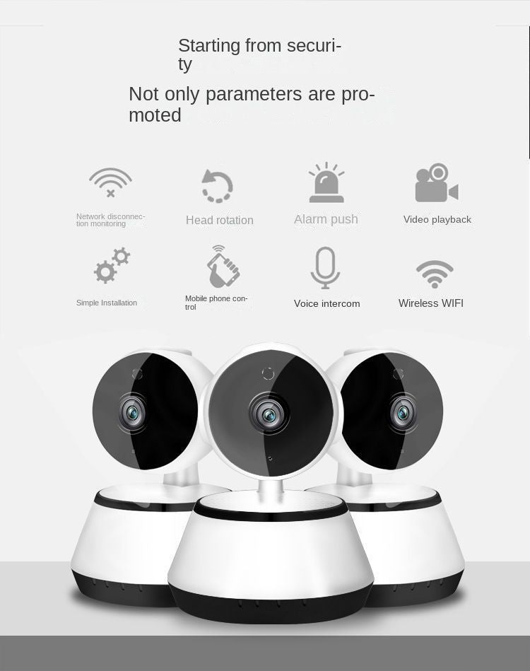Wireless Camera; 1080P HD view; WiFi Home Indoor Camera without SDcard; 2 Way Audio Night Vision; Works with app - Discount Msrp