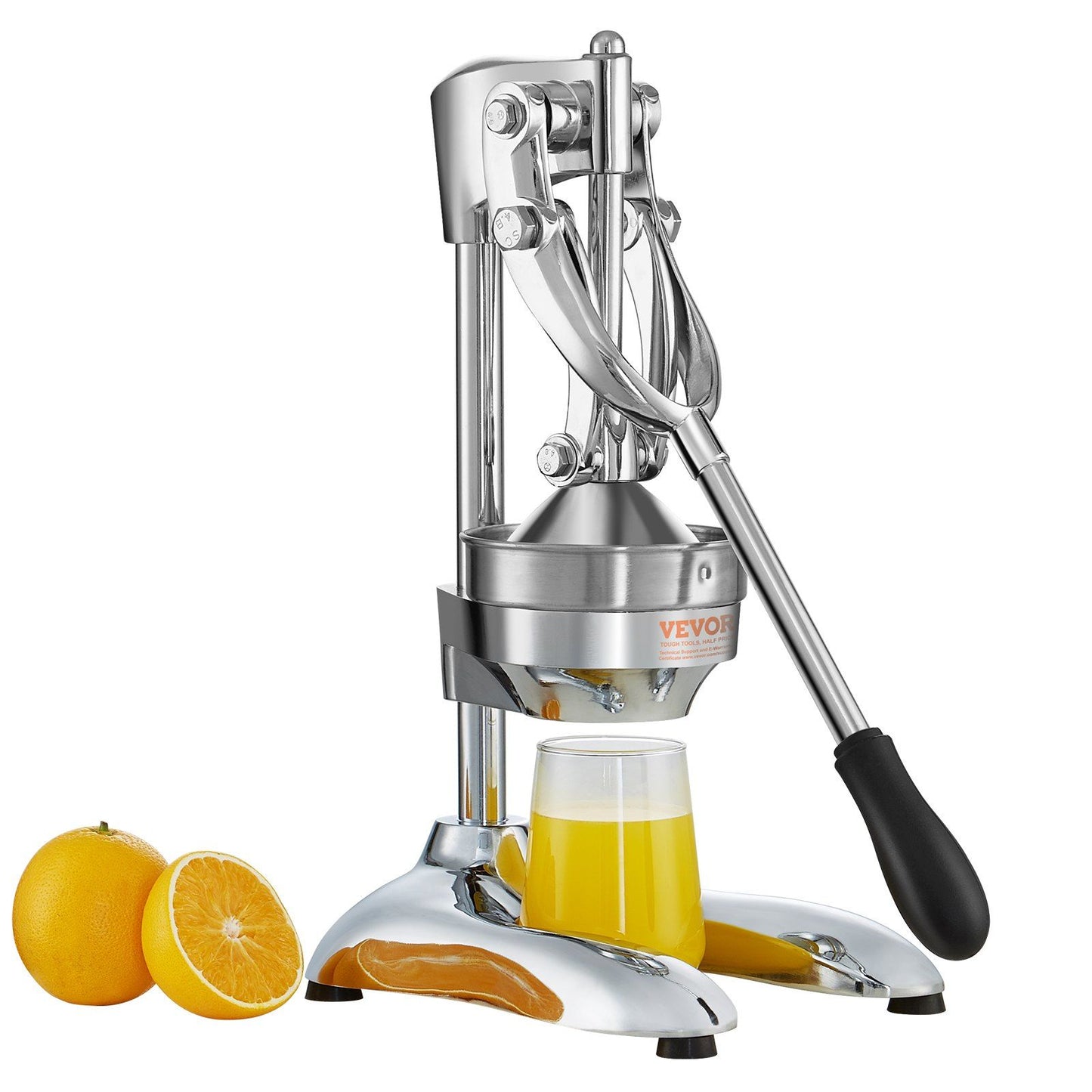VEVOR Citrus Juice Press, Hand Press Orange Juicer Press, Commercial Grade Manual Citrus Juicer Lemon Squeezer, Easy-to-Clean Fruit Press Juicer for Lemon Pomegranate Orange Juice - Discount Msrp